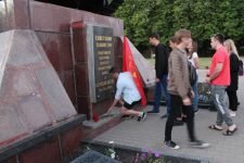 Белгородские комсомольцы провели Вахту памяти по местам боевой славы