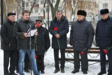 В Воронеже открыли памятник и заложили капсулу времени, в честь 100-летия Ленинского комсомола
