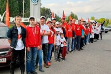 Ивановские комсомольцы провели автопробег, посвящённый 100-летию областной комсомольской организации