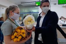 Ставропольские комсомольцы поблагодарили медиков за их труд