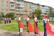 Иркутская область: В Саянске открыли комсомольский сквер