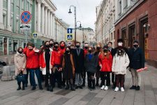 7 ноября центр Москвы стал красным!