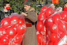 Ленинград: Ограничения не помешали отметить годовщину Великого Октября