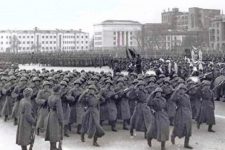 Три военных парада 7 ноября 1941 года - Москва, Куйбышев, Воронеж