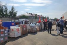 КПРФ отправила юбилейный, 100-й конвой гуманитарной помощи на Донбасс